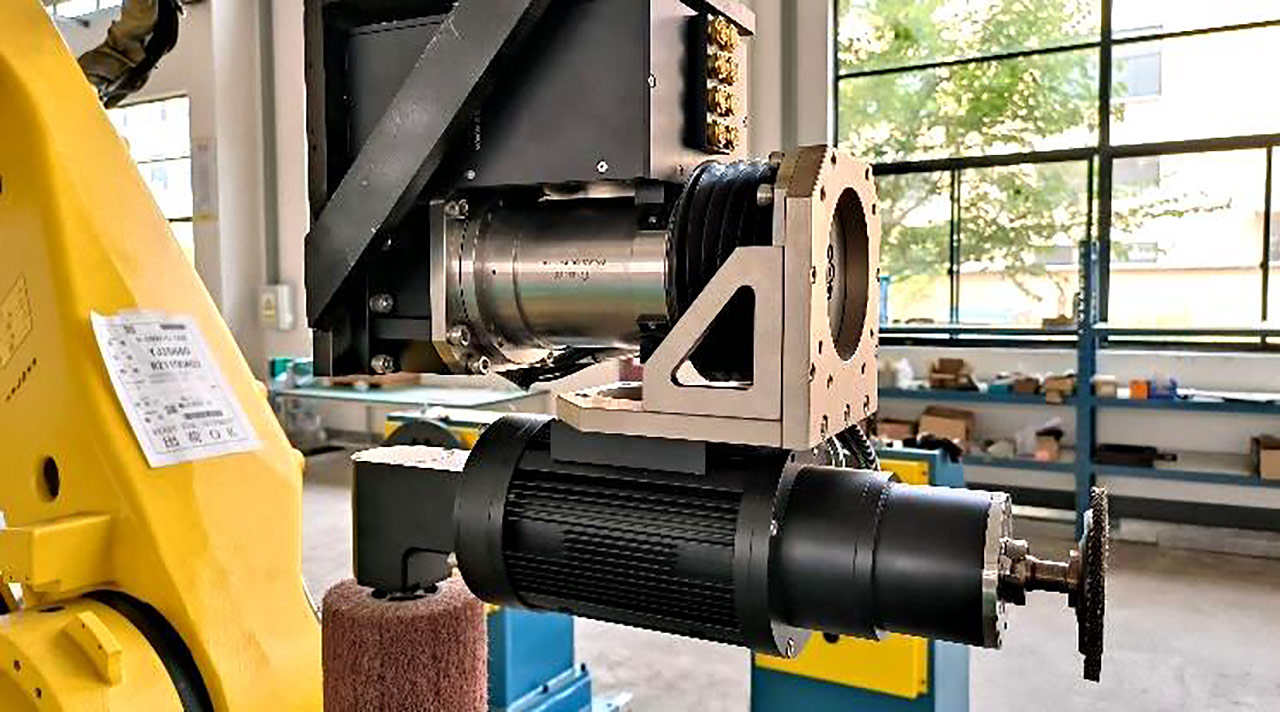 Double-Output-Shaft-Force-controlled-Grinding-Machine